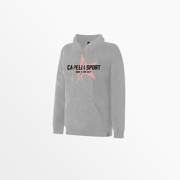 capelli GIRL'S STRIKE STAR PULLOVER HOODIE Light Heather Grey