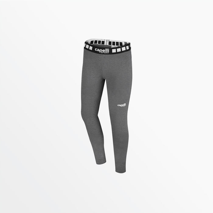capelli GIRL'S WARM PERFORMANCE TIGHTS Dark Heather Grey