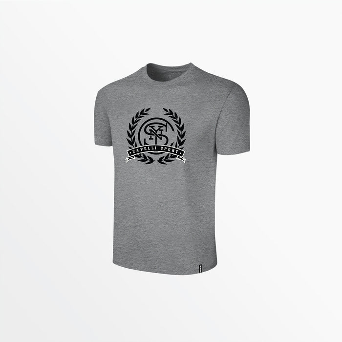 Capelli MEN'S ACADEMIA CIRCLE TEE Light Heather Grey