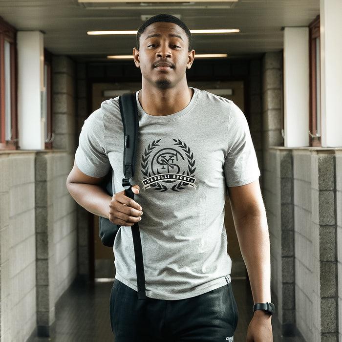 capelli MEN'S ACADEMIA CIRCLE TEE Light Heather Grey