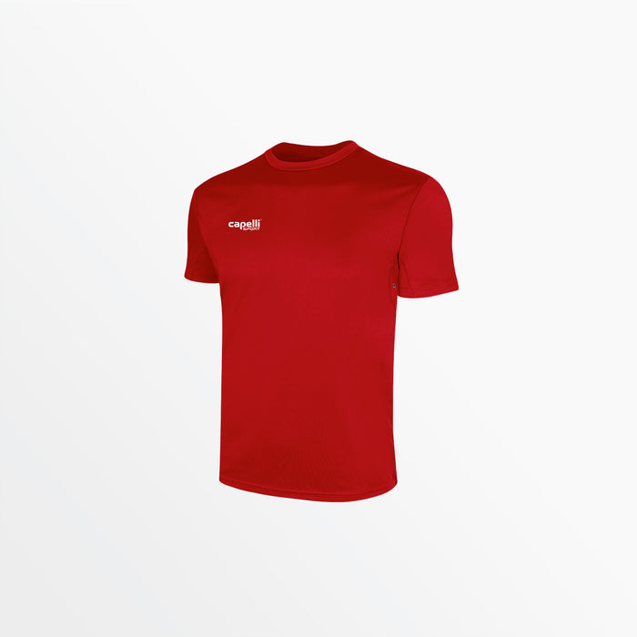 capelli MEN'S BASICS I SHORT SLEEVE TRAINING TOP Red
