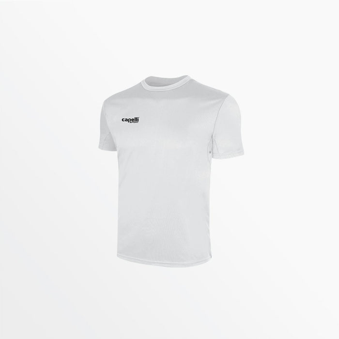 capelli MEN'S BASICS I SHORT SLEEVE TRAINING TOP White