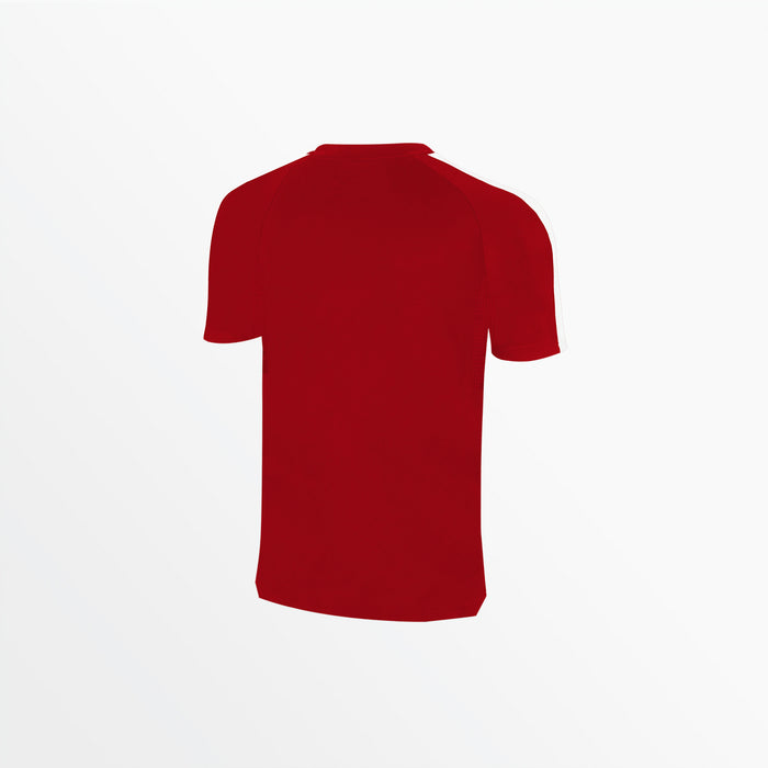 Capelli MEN'S BASICS ⅠⅠ BLOCK SHORT SLEEVE TRAINING TOP Red