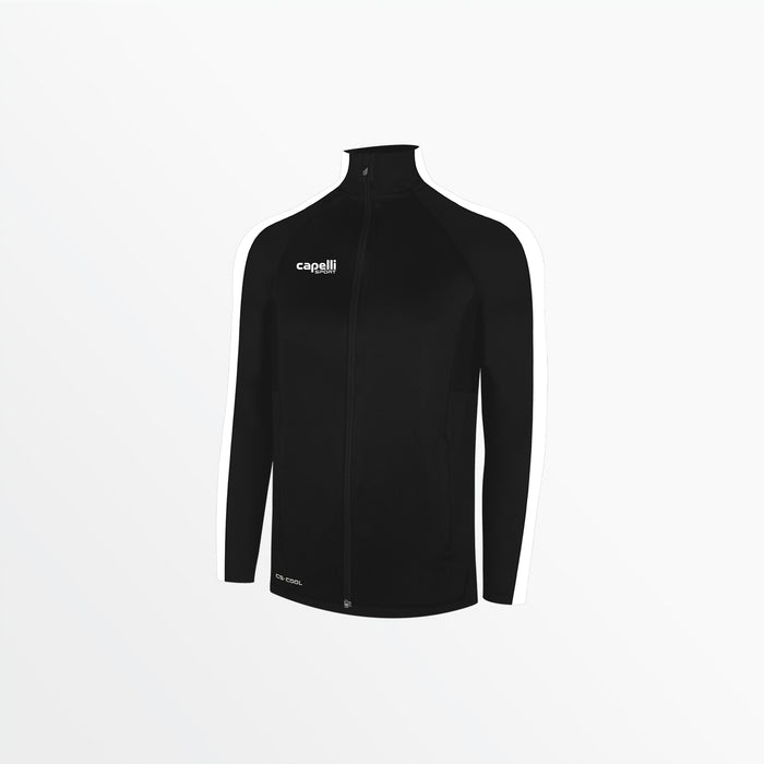 capelli MEN'S BASICS ⅠⅠ BLOCK TRAINING JACKET Black