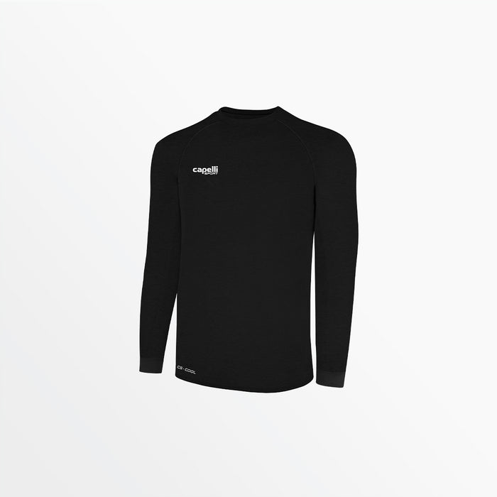 capelli MEN'S BASICS ⅠⅠ LONG SLEEVE TRAINING JERSEY Black