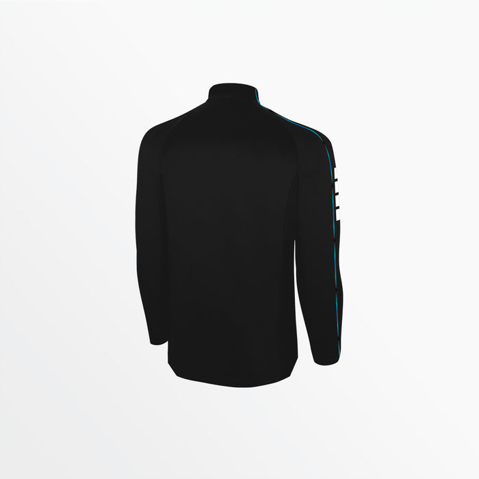 Capelli MEN'S BASICS ⅠⅠ OMBRE TRAINING JACKET Black Turquoise