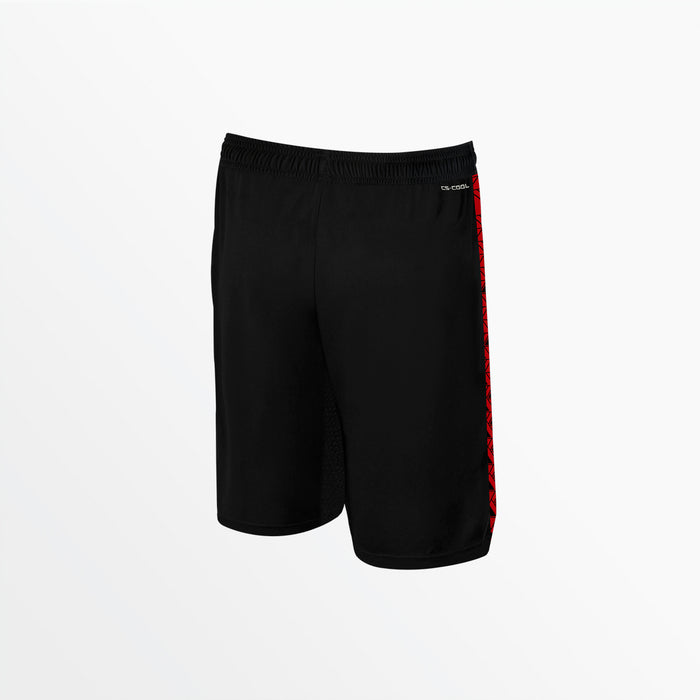Capelli MEN'S BASICS ⅠⅠ TRI TRAINING SHORTS WITH POCKETS Black Red
