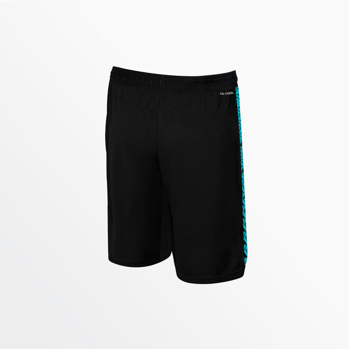 Capelli MEN'S BASICS ⅠⅠ TRI TRAINING SHORTS WITH POCKETS Black Turquoise