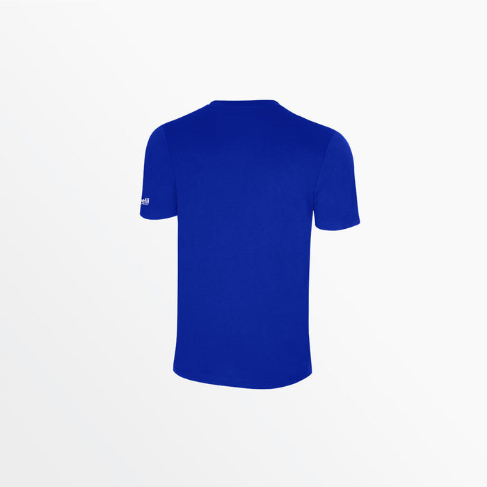 Capelli MEN'S BASICS TEE WITH SLEEVE LOGO Royal Blue