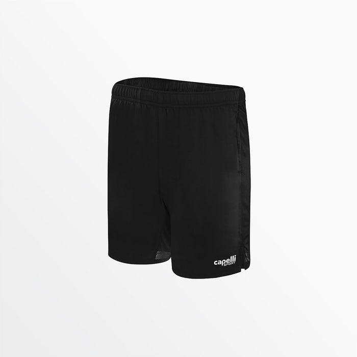 Capelli MEN'S CLASSIC WOVEN RUNNING SHORTS WITH INNER BRIEF 8'' INSEAM