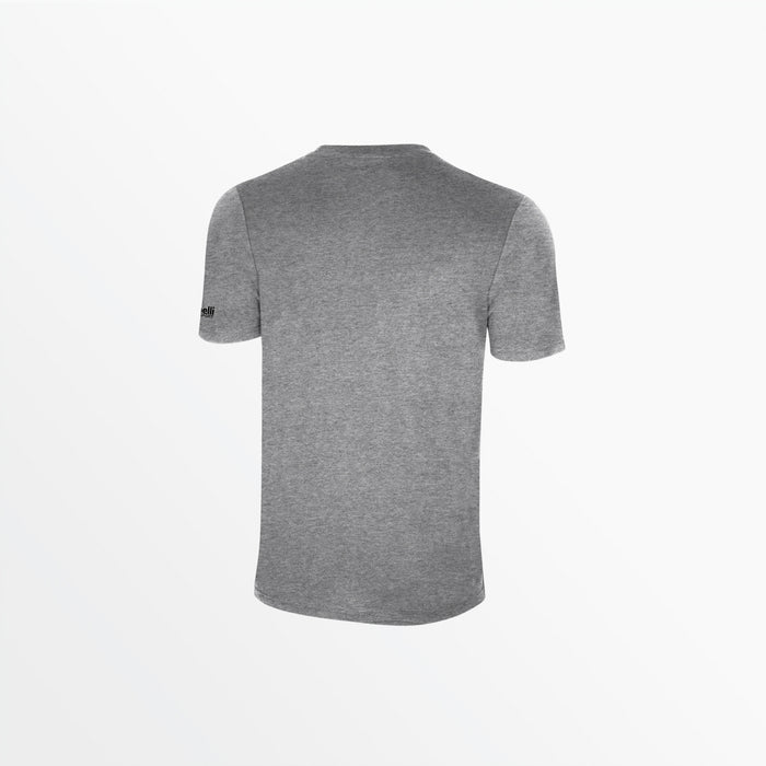 Capelli MEN'S CS DRY TEE WITH SLEEVE LOGO Light Heather Grey