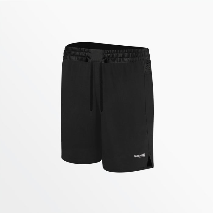 capelli MEN'S EVERYDAY FLEX SHORTS WITHOUT BRIEF Black