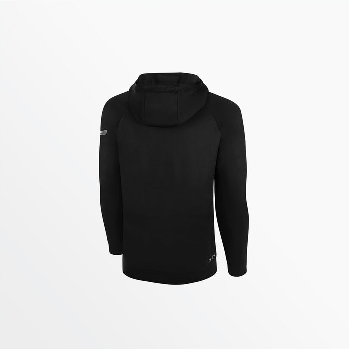 Capelli MEN'S LIFESTYLE THERMA FLEECE PULLOVER HOODIE WITH CS SLEEVE LOGO Black