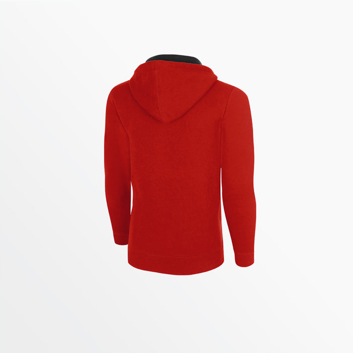 Capelli MEN'S LOGO FLEECE RAGLAN PULLOVER HOODIE Red