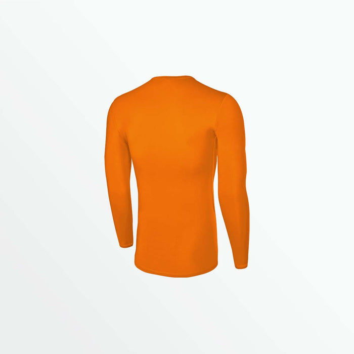 Capelli MEN'S LONG SLEEVE PERFORMANCE TOP Neon Orange