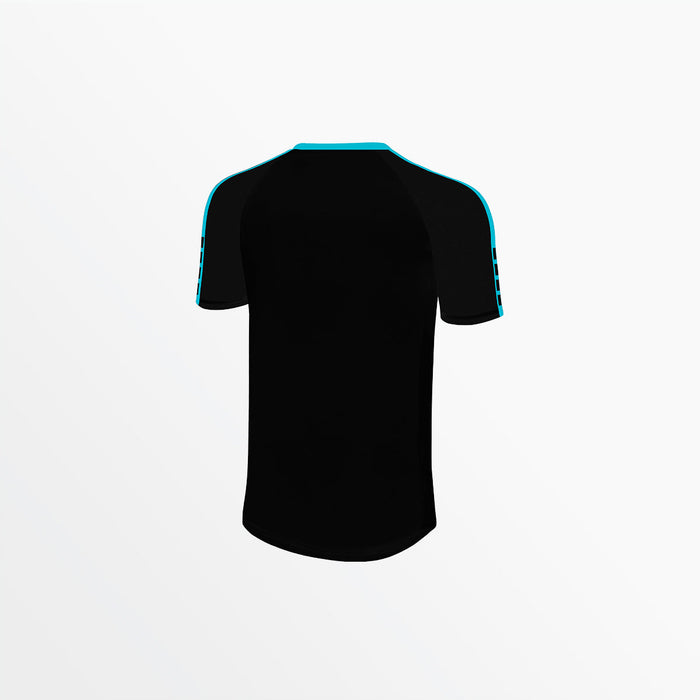 Capelli MEN'S MADISON SHORT SLEEVE TRAINING TOP Black Turquoise