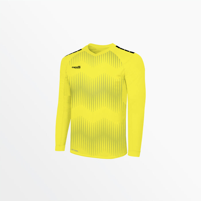 capelli MEN'S MADISON STATIC ⅠⅠ LONG SLEEVE GOALKEEPER JERSEY Neon Yellow