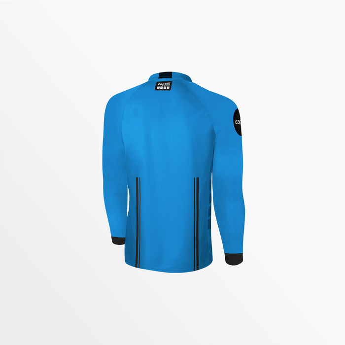 Capelli MEN'S OFFICIAL REFEREE 1/4 ZIP LONG SLEEVE JERSEY Referee Blue