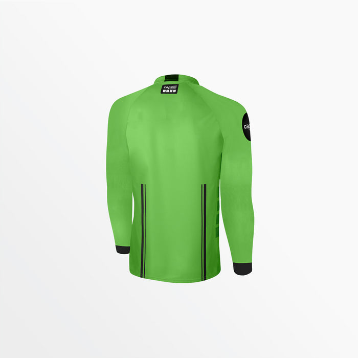 Capelli MEN'S OFFICIAL REFEREE 1/4 ZIP LONG SLEEVE JERSEY Referee Green