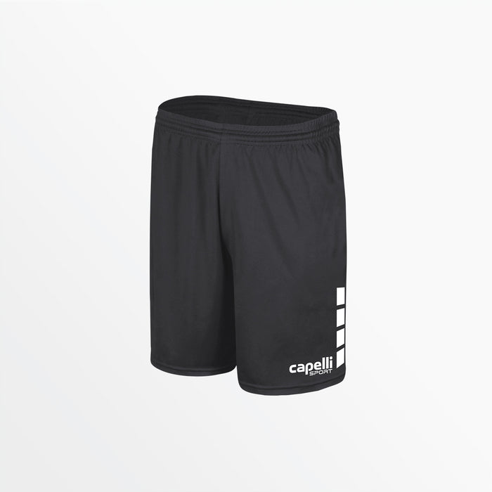capelli MEN'S TEAM MATCH SHORTS WITH 4-CUBES Dark Grey