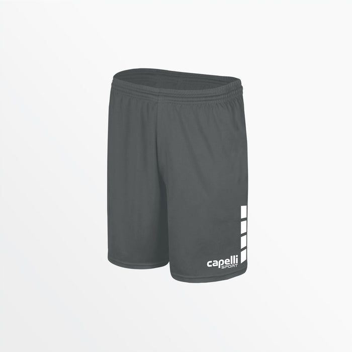 capelli MEN'S TEAM MATCH SHORTS WITH 4-CUBES Medium Grey