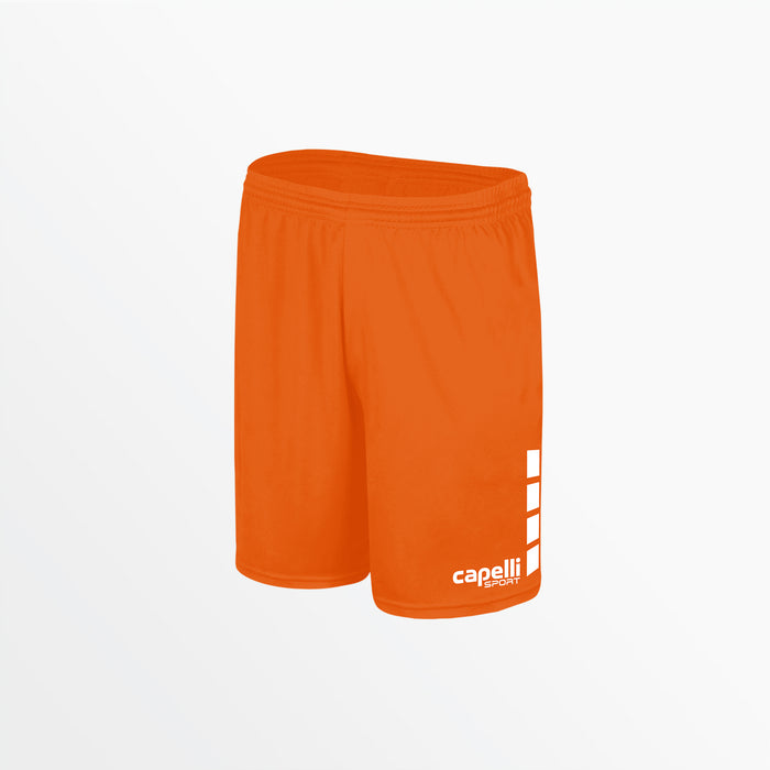 capelli MEN'S TEAM MATCH SHORTS WITH 4-CUBES Team Orange