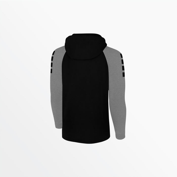 Capelli MEN'S TECH ⅠⅠ ZIP UP HOODIE Light Heather Grey Black