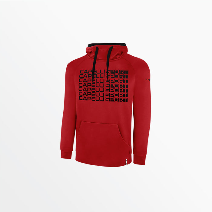 Capelli MEN'S THERMA FLEECE PULLOVER HOODIE WITH FRONT REPEATING LOGO