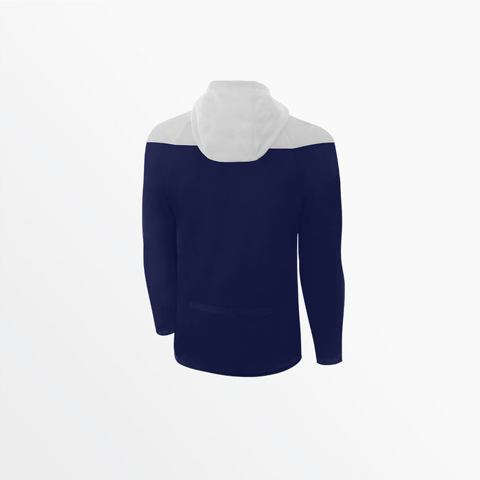 Capelli MEN'S TRIBECA 1/4 ZIP THERMA FLEECE HOODIE Navy White