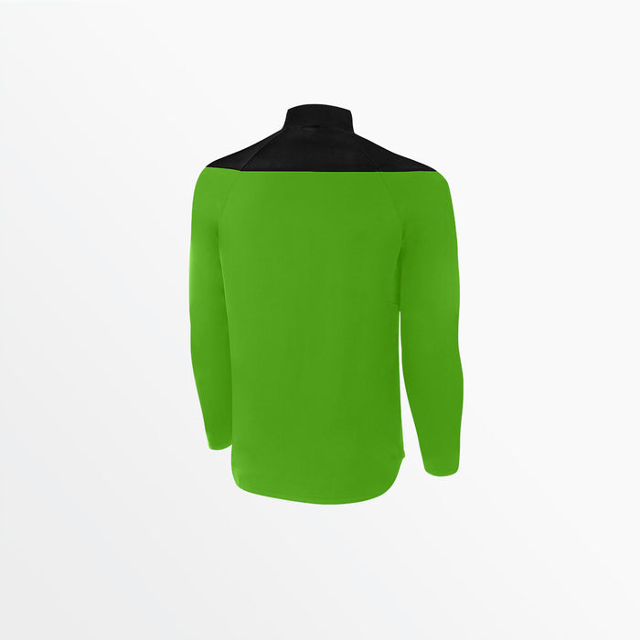 Capelli MEN'S TRIBECA 1/4 ZIP TRAINING JACKET Power Green Black