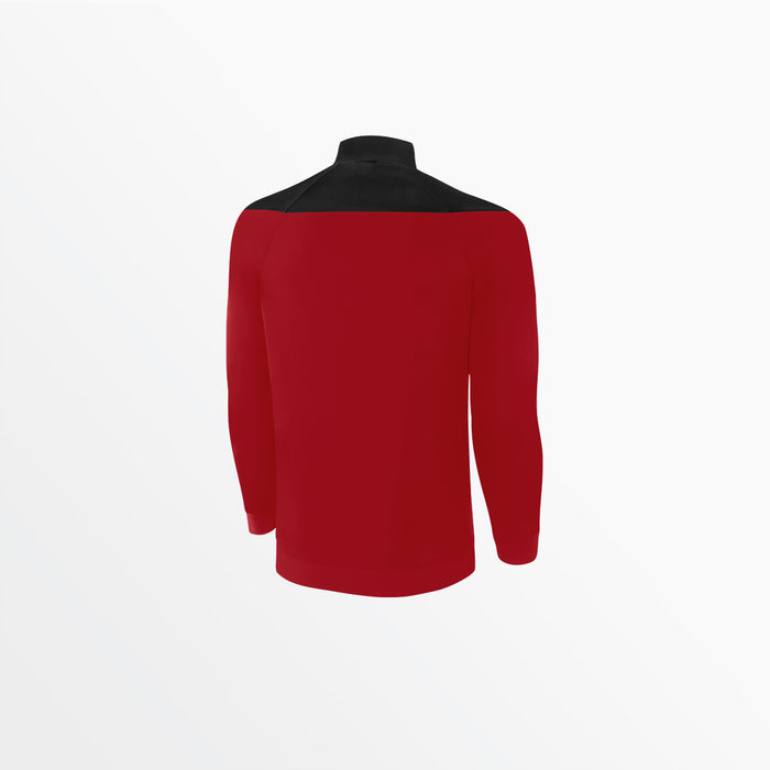 Capelli MEN'S TRIBECA 1/4 ZIP TRAINING JACKET Red Black