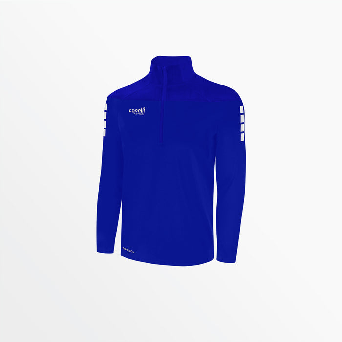 capelli MEN'S TRIBECA 1/4 ZIP TRAINING JACKET Royal Blue