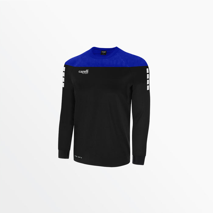 capelli MEN'S TRIBECA POLY SWEATER Black Royal Blue