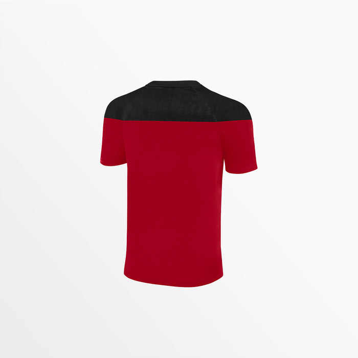 Capelli MEN'S TRIBECA SHORT SLEEVE TRAINING TOP Red Black