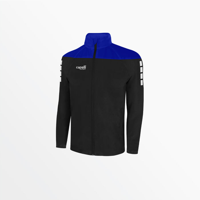 capelli MEN'S TRIBECA WOVEN JACKET Black Royal Blue