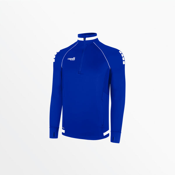 capelli MEN'S UPTOWN 1/4 ZIP TRAINING TOP Royal Blue