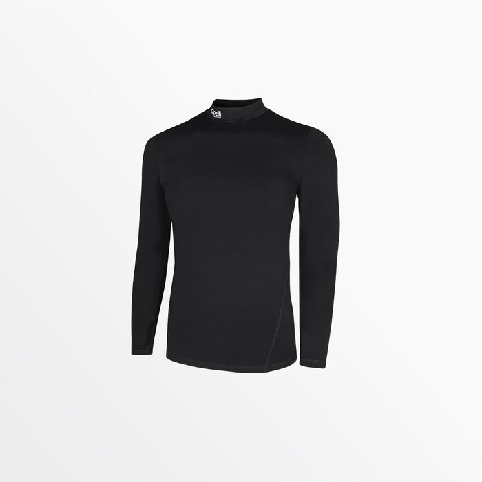 capelli MEN'S WARM LONG SLEEVE PERFORMANCE TOP Black Bright Gold