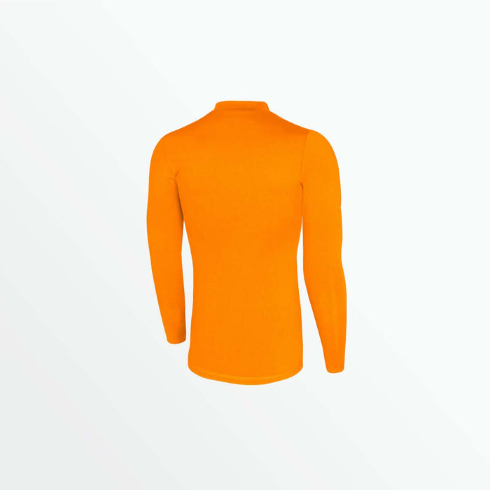 Capelli MEN'S WARM LONG SLEEVE PERFORMANCE TOP Neon Orange