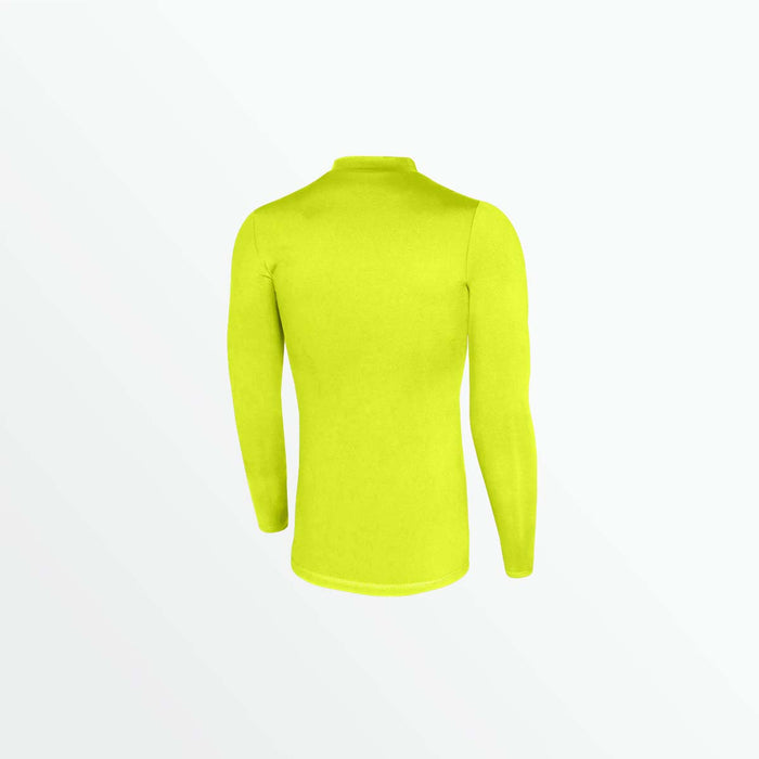 Capelli MEN'S WARM LONG SLEEVE PERFORMANCE TOP Neon Yellow