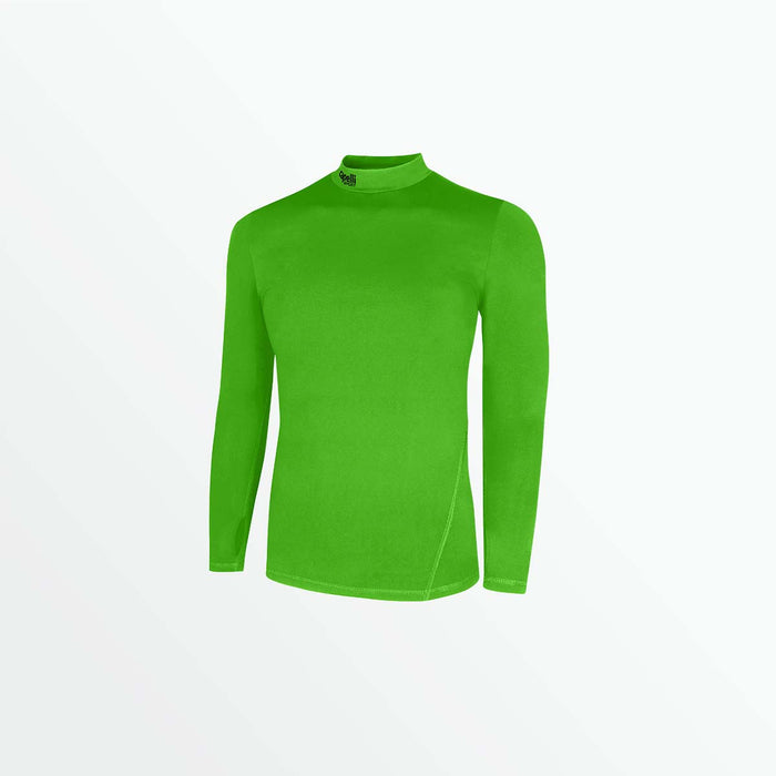 capelli MEN'S WARM LONG SLEEVE PERFORMANCE TOP Power Green