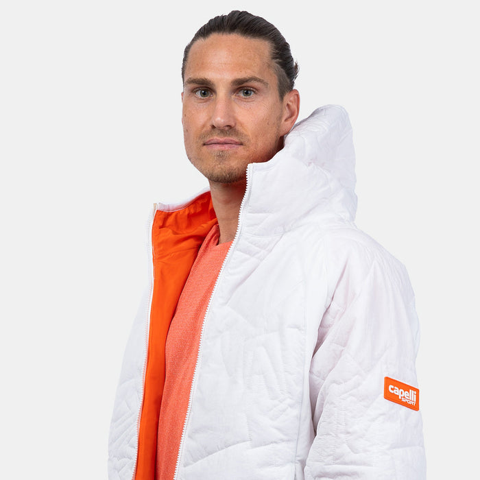 Capelli MTV MEN'S POP PUFF JACKET Off White Beacon Orange