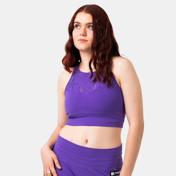 Capelli MTV WOMEN'S SPORTY SCULPT LONGLINE SEAMLESS BRA Violet