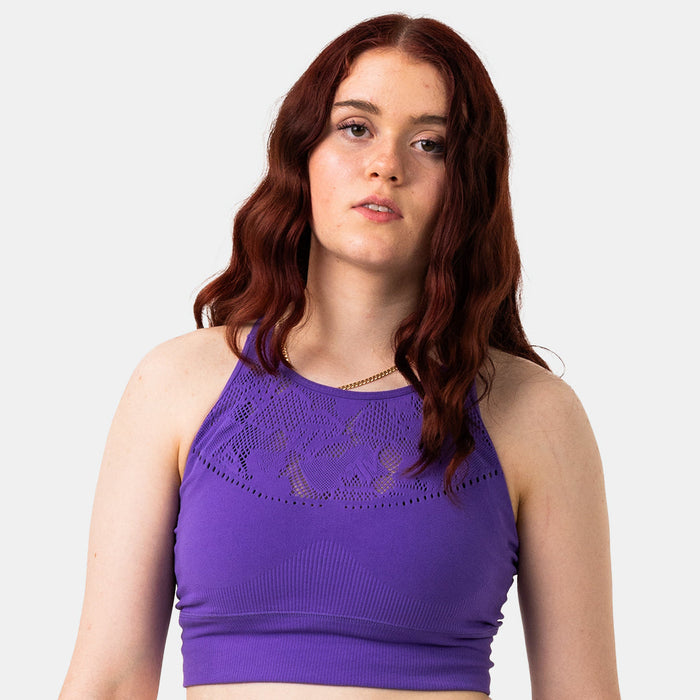 capelli MTV WOMEN'S SPORTY SCULPT LONGLINE SEAMLESS BRA Violet