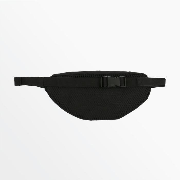 Capelli WAIST PACK WITH ZIPPERED POCKED AND REFLECTIVE ACCENTS Black
