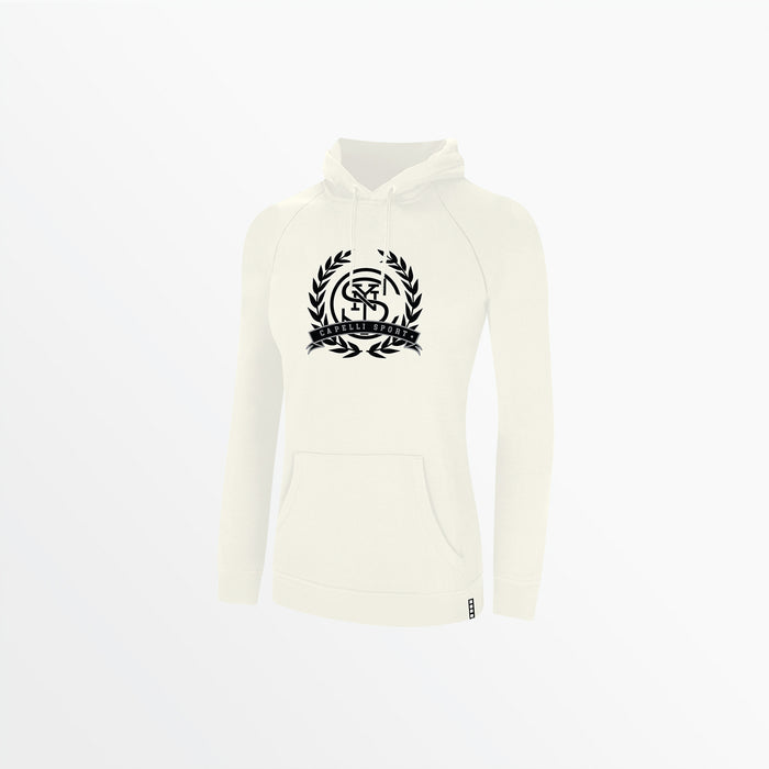 capelli WOMEN'S ACADEMIA CIRCLE PULLOVER HOODIE Coconut
