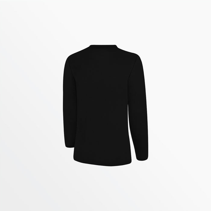 Capelli WOMEN'S BASICS CREW NECK LONG SLEEVE POLY TEE