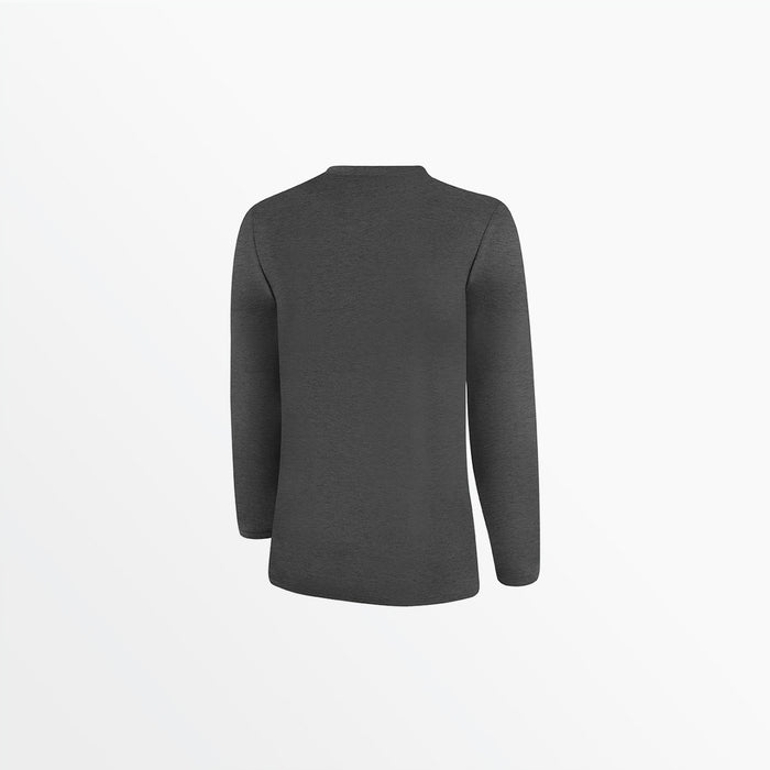 Capelli WOMEN'S BASICS CREW NECK LONG SLEEVE POLY TEE