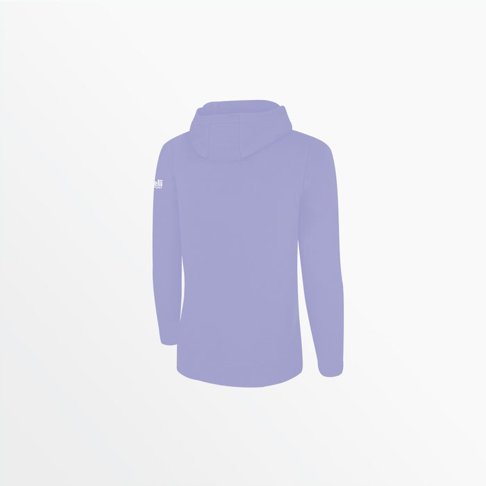 Capelli WOMEN'S BASICS FLEECE PULLOVER HOODIE WITH SLEEVE LOGO Lavender
