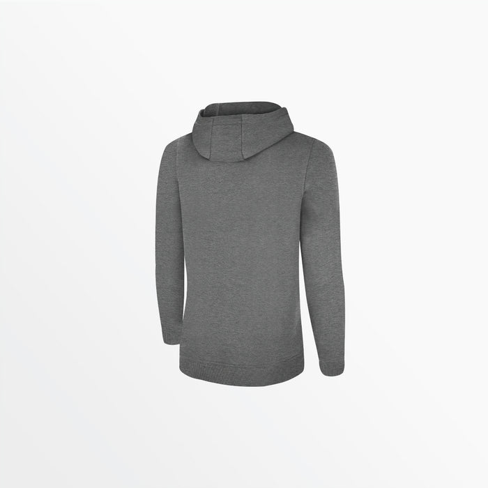 Capelli WOMEN’S BASICS FLEECE ZIP UP HOODIE Dark Heather Grey