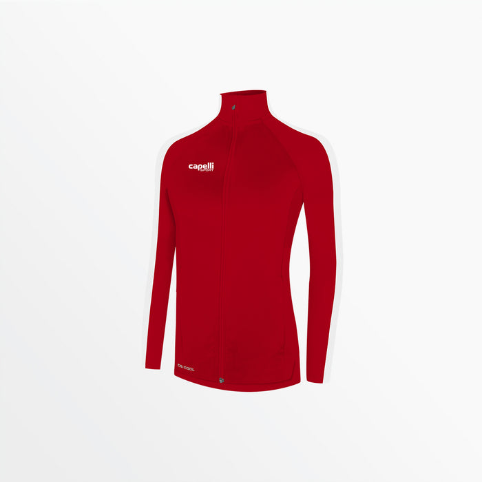 capelli WOMEN'S BASICS ⅠⅠ BLOCK TRAINING JACKET Red